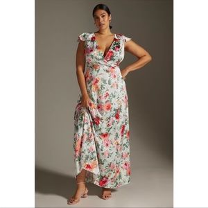 Anthropologie Hutch V-Neck Wrap Midi Dress - NWT - 16W